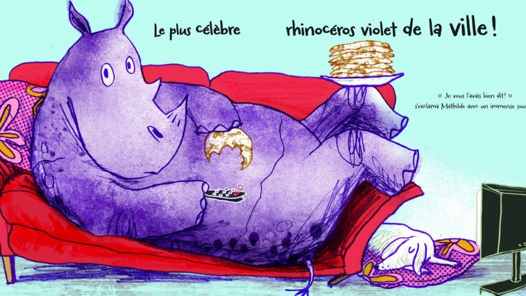 Les rhinos ne mangent pas de crêpes