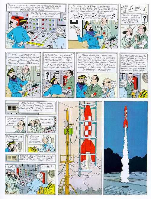 Les aventures de Tintin : Objectif Lune suivi de On a marché sur