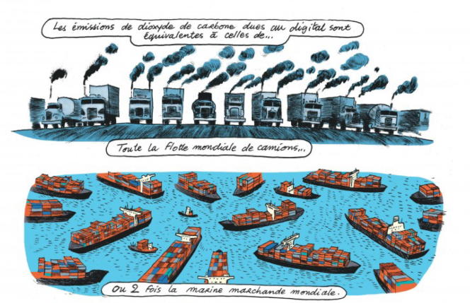 Christophe Blain, 2021 - Le monde sans fin - Planche originale