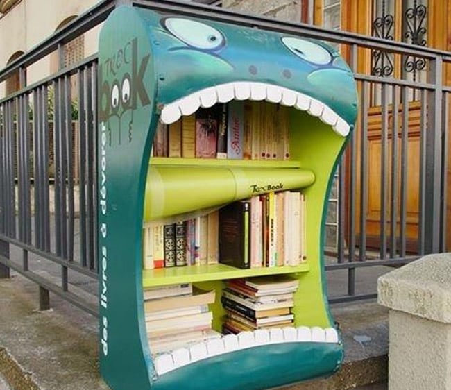 Boite à livres Monstre